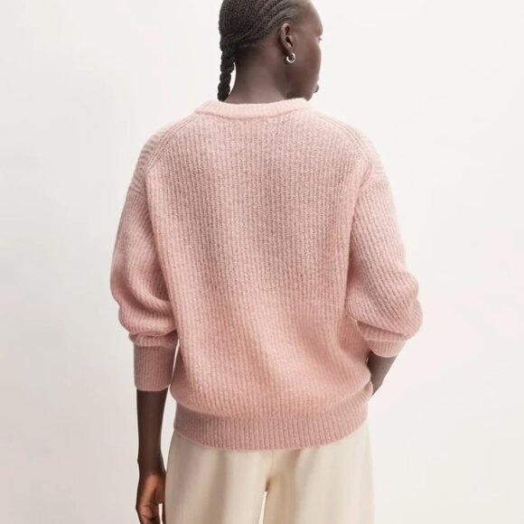 Everlane Cocoon Crew in Alpaca (Cafe Creme) - Picture 5 of 5